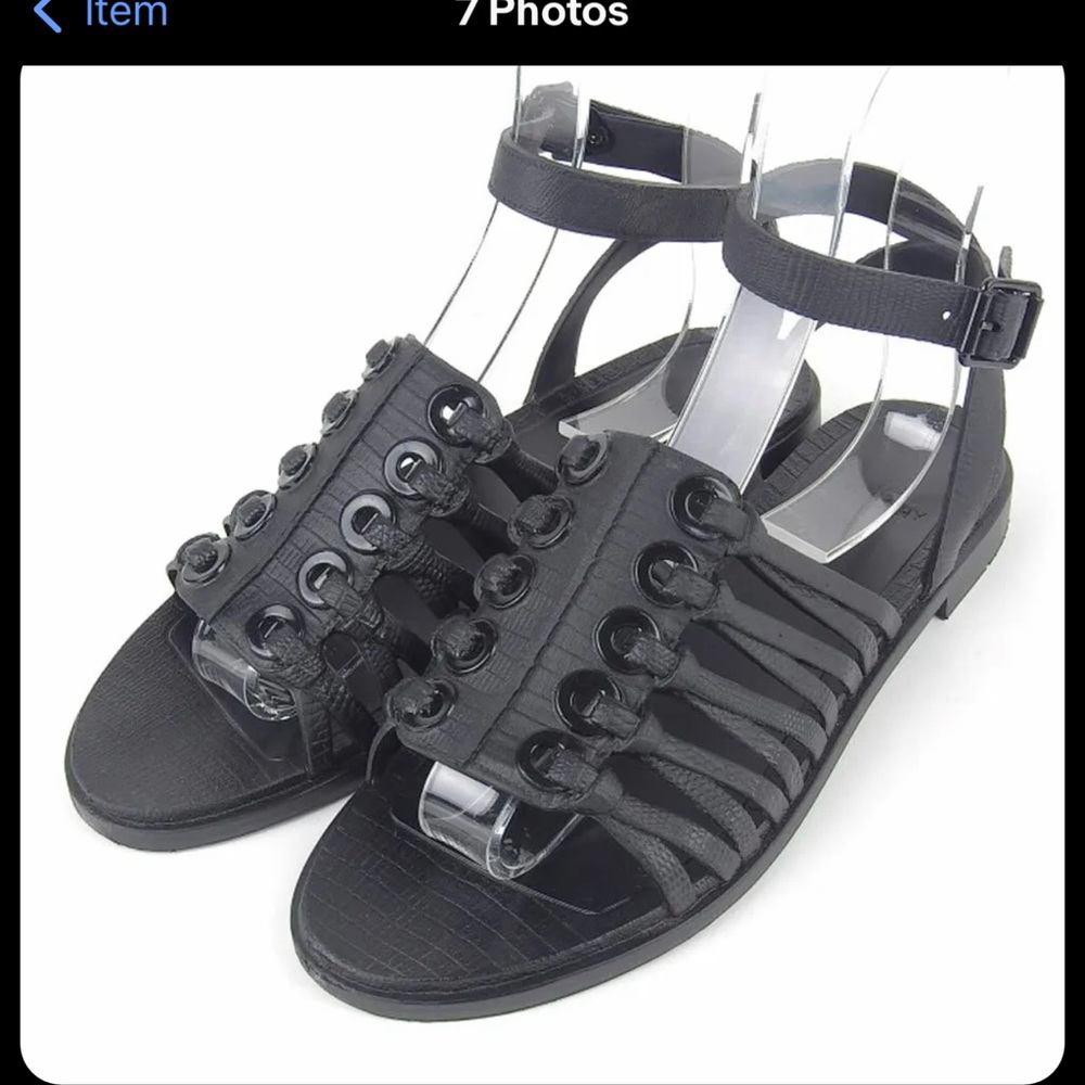 Givenchy Gladiator Rubber sandals Black 36